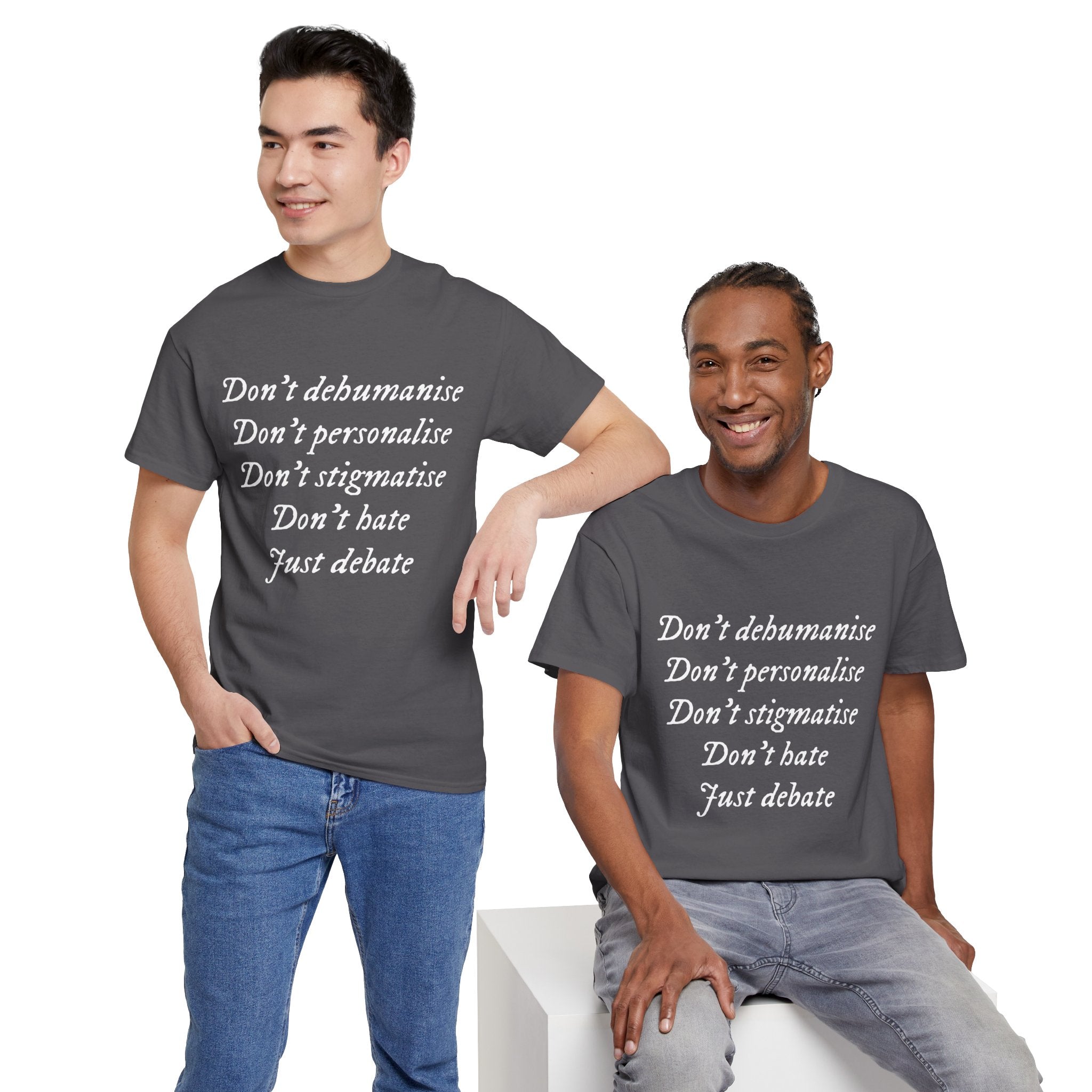Debate Not Hate Unisex Tee, Discussion Tshirt, Conversation Shirt, Controversy Top, Argument Tee