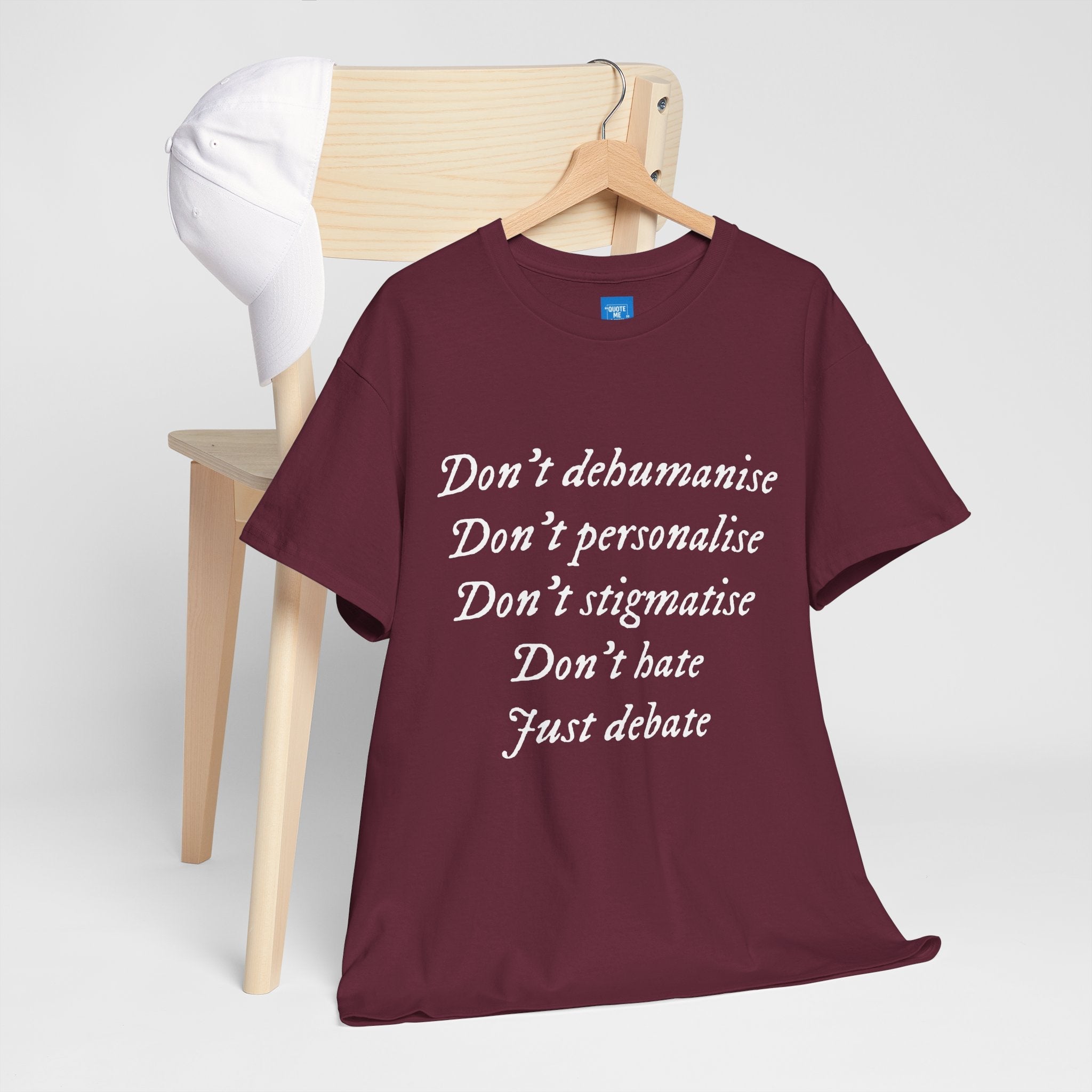 Debate Not Hate Unisex Tee, Discussion Tshirt, Conversation Shirt, Controversy Top, Argument Tee