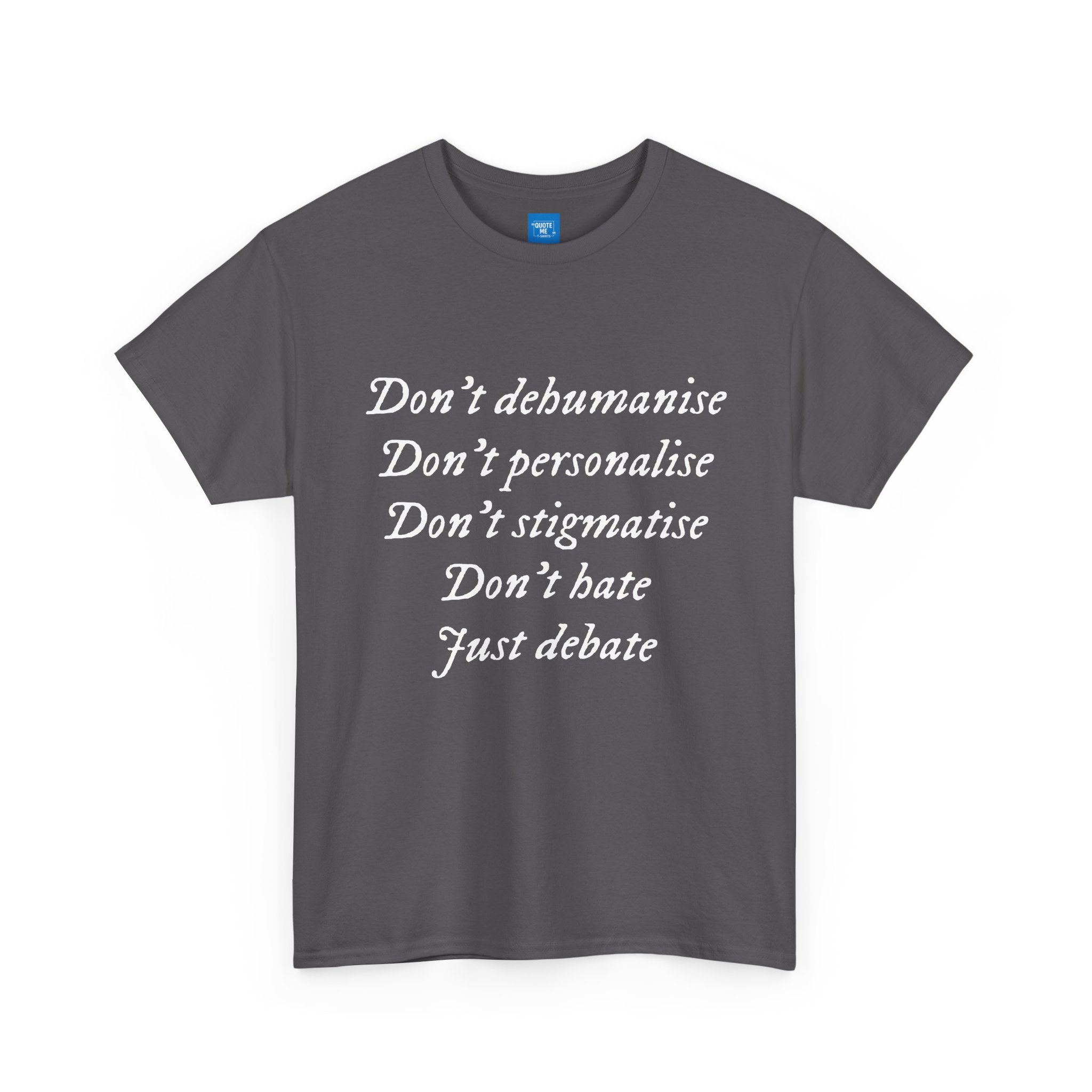 Debate Not Hate Unisex Tee, Discussion Tshirt, Conversation Shirt, Controversy Top, Argument Tee