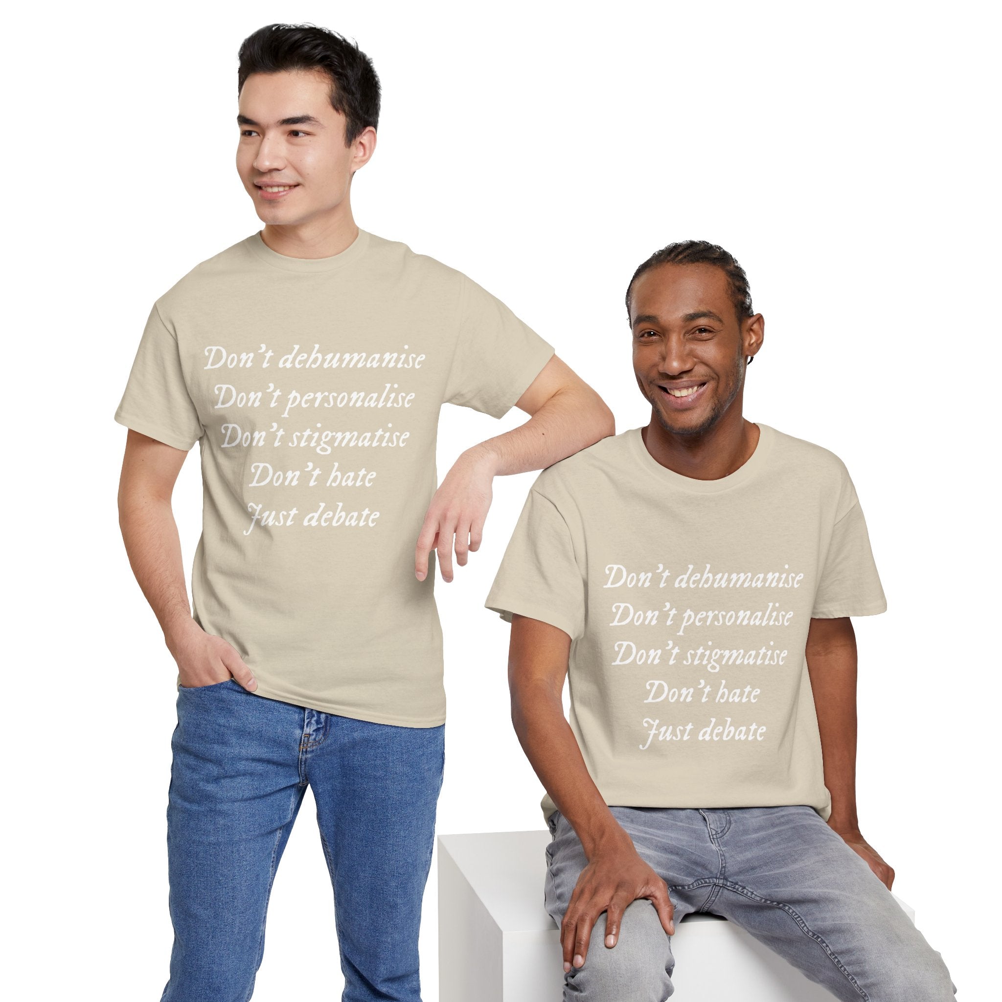 Debate Not Hate Unisex Tee, Discussion Tshirt, Conversation Shirt, Controversy Top, Argument Tee