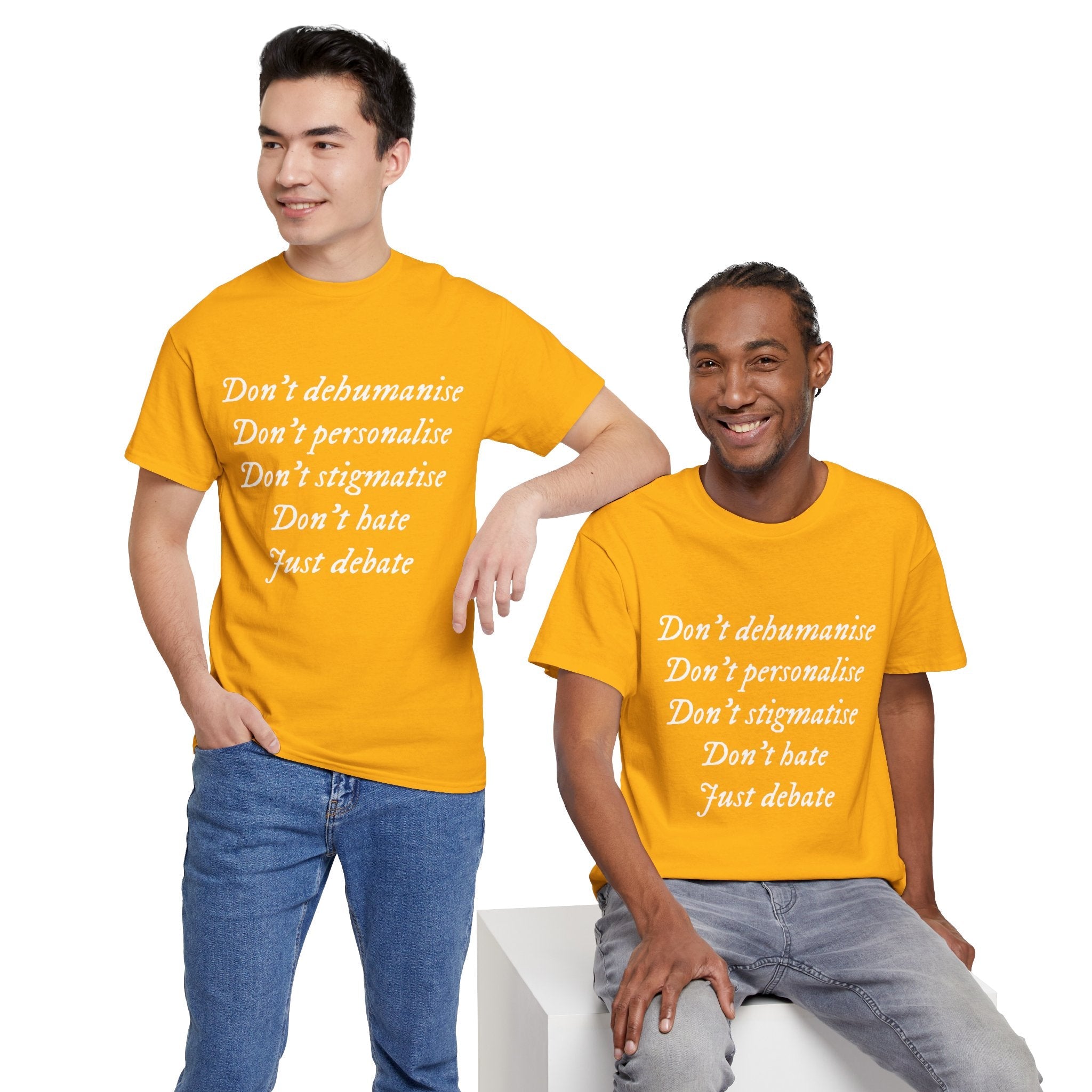 Debate Not Hate Unisex Tee, Discussion Tshirt, Conversation Shirt, Controversy Top, Argument Tee