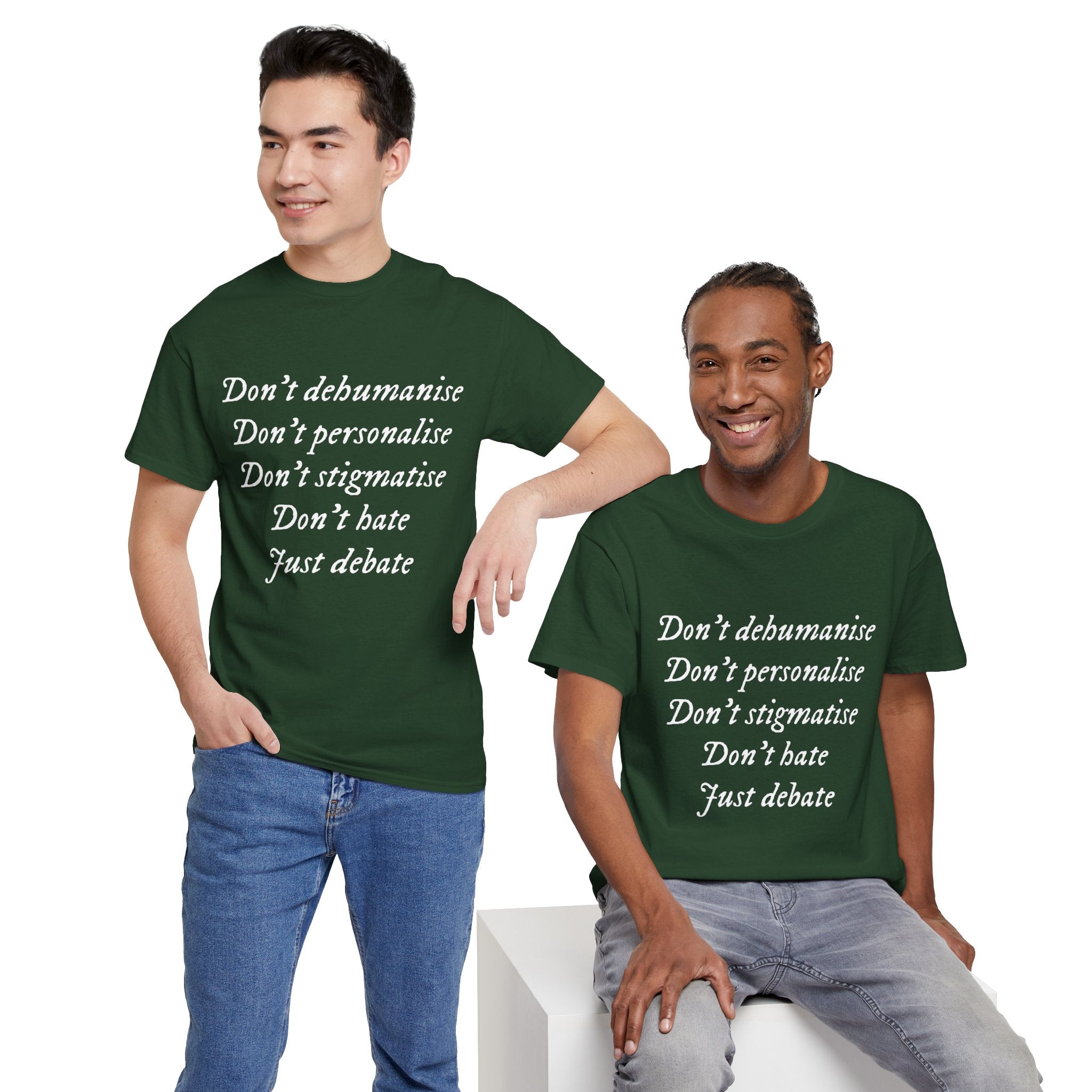 Debate Not Hate Unisex Tee, Discussion Tshirt, Conversation Shirt, Controversy Top, Argument Tee