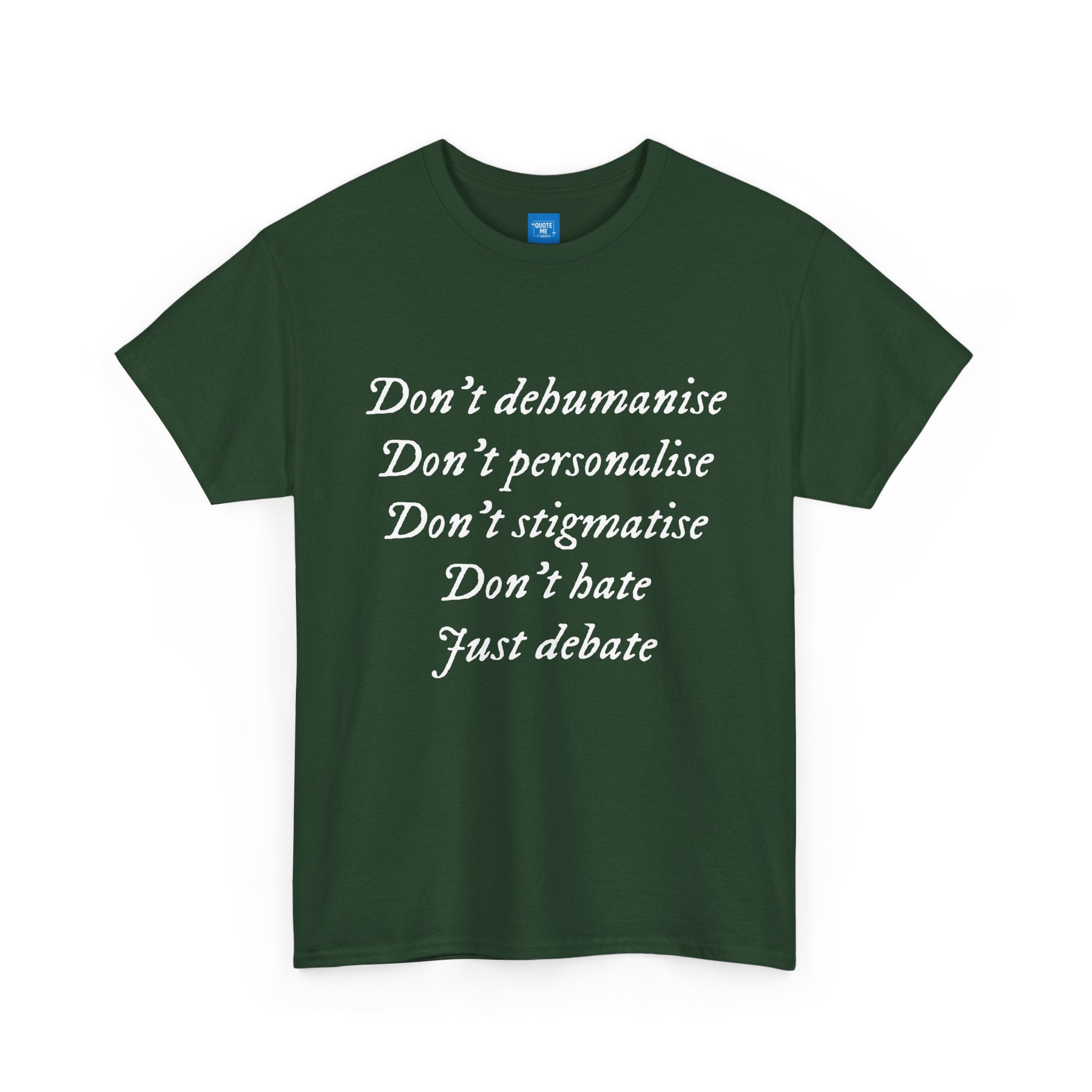 Debate Not Hate Unisex Tee, Discussion Tshirt, Conversation Shirt, Controversy Top, Argument Tee