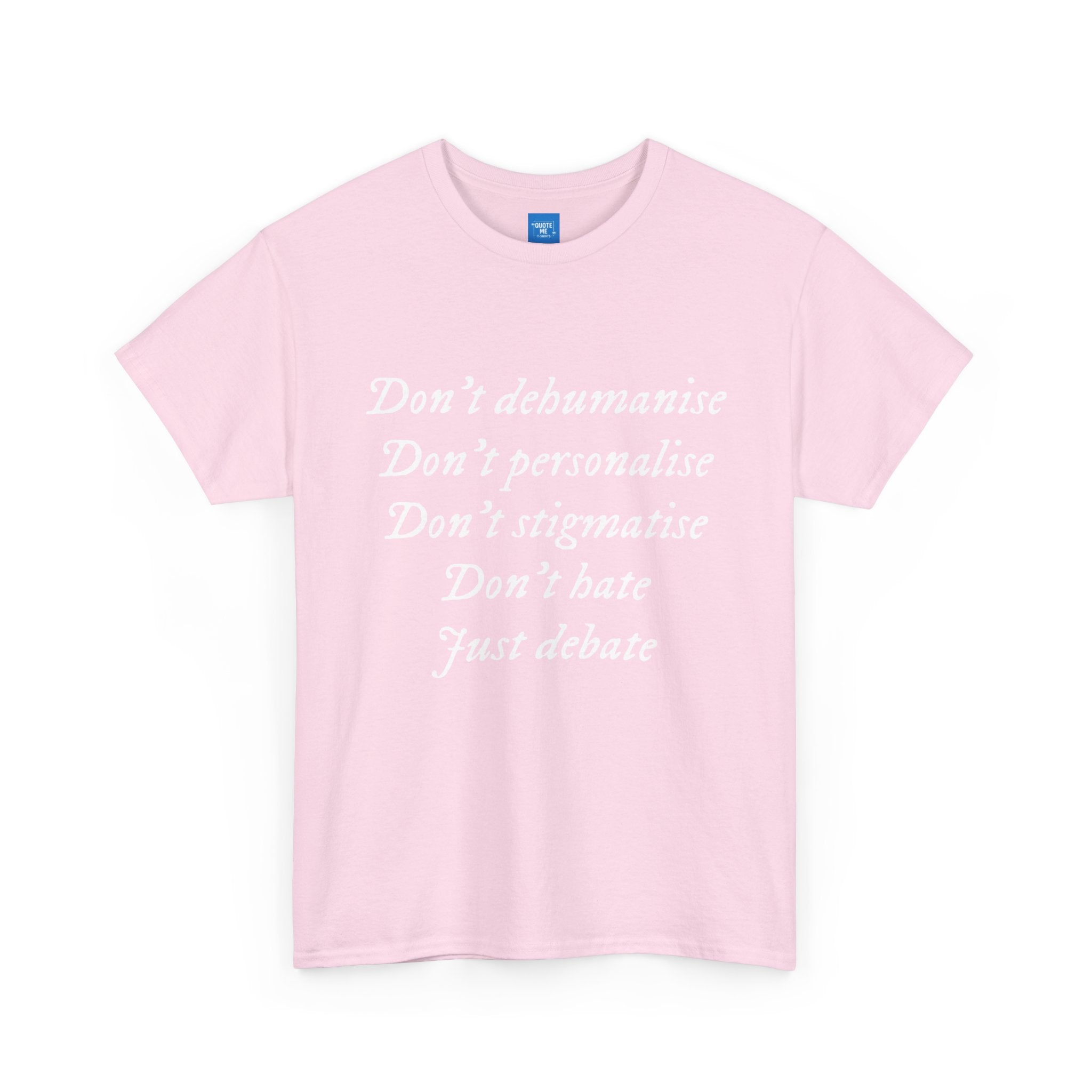 Debate Not Hate Unisex Tee, Discussion Tshirt, Conversation Shirt, Controversy Top, Argument Tee