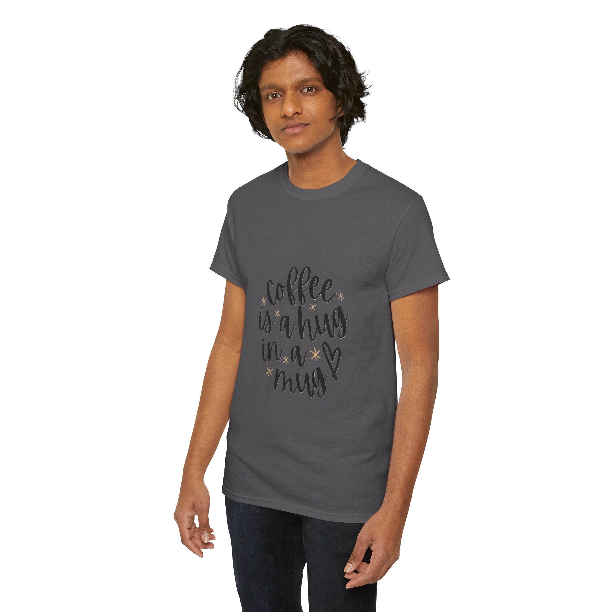Coffee Lover T-shirt, Unisex Coffee Tee, Heavy Cotton Shirt, Gift for Coffee Enthusiast, Coffee Addict Top