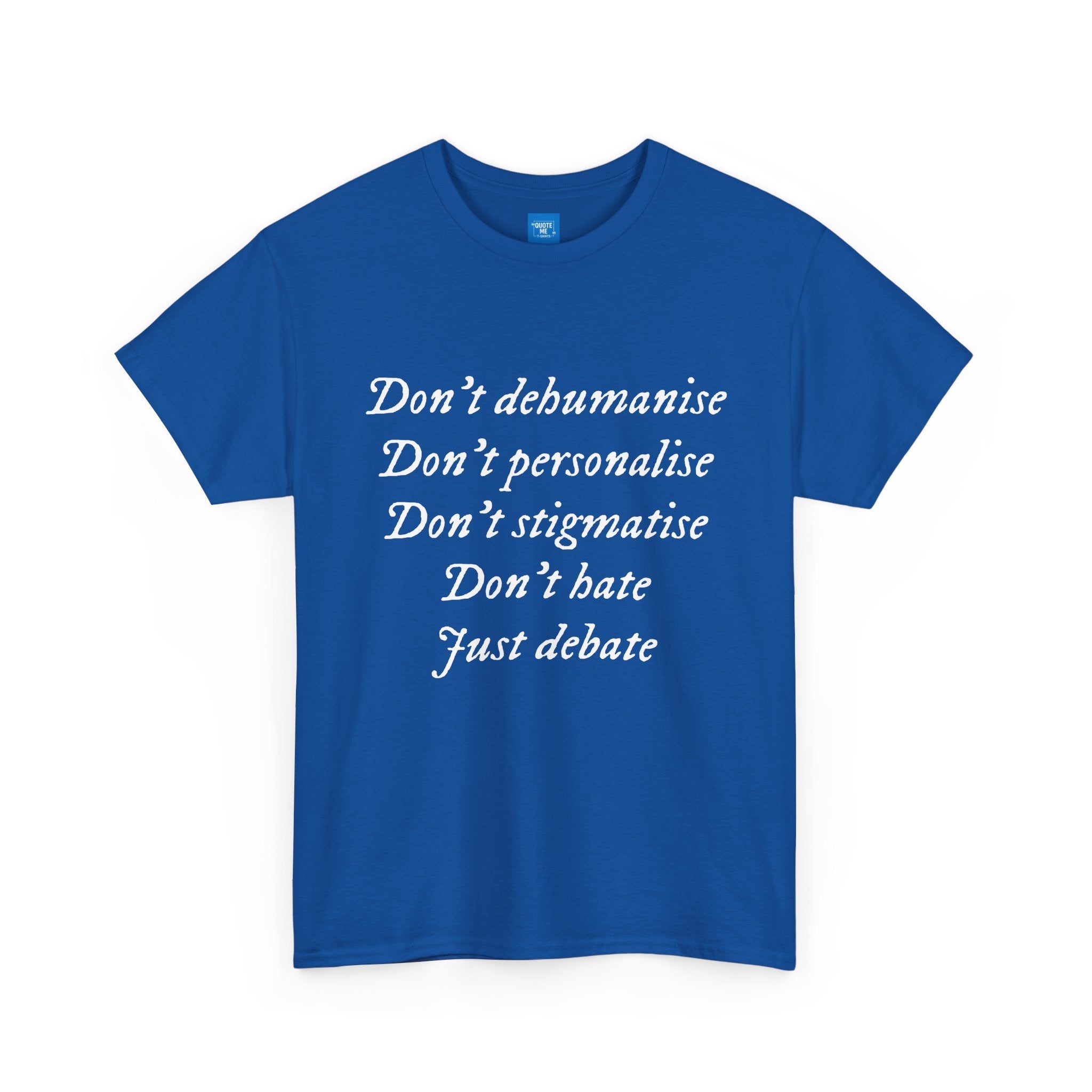 Debate Not Hate Unisex Tee, Discussion Tshirt, Conversation Shirt, Controversy Top, Argument Tee