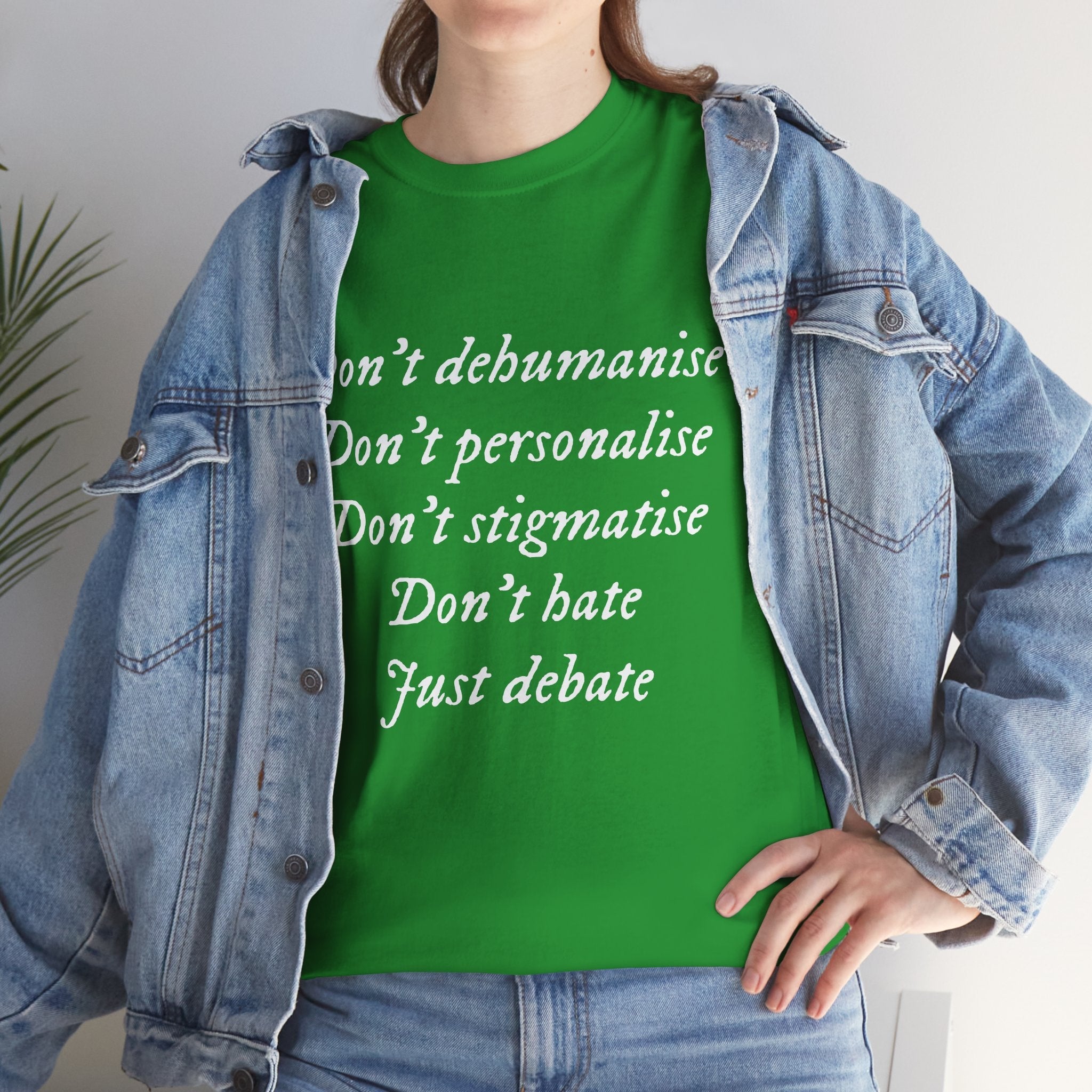 Debate Not Hate Unisex Tee, Discussion Tshirt, Conversation Shirt, Controversy Top, Argument Tee